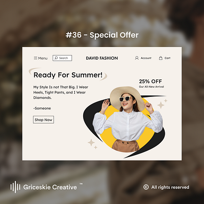 Daily Ui 36 - Special Offer behance dribbble figma ui ux