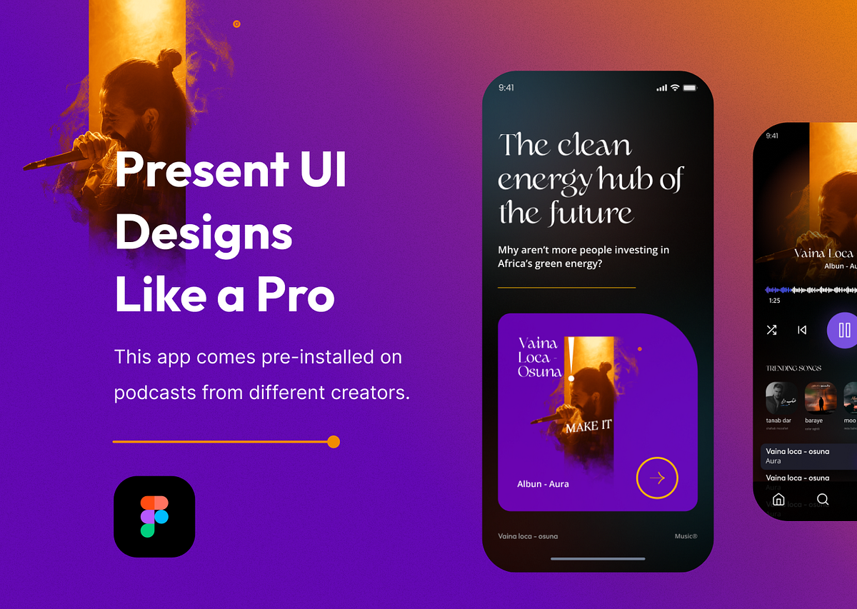 Music Podcasts Mobile App UI Design by Opedia Studio | Branding, UI/UX ...