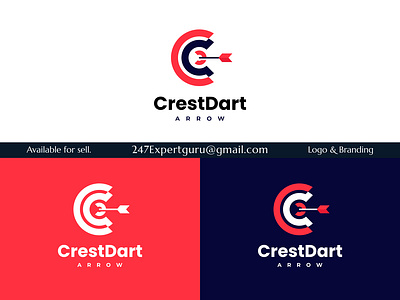 Circle initial letter c center arrow archery dart target animation graphic design logo modern logo motion graphics ui