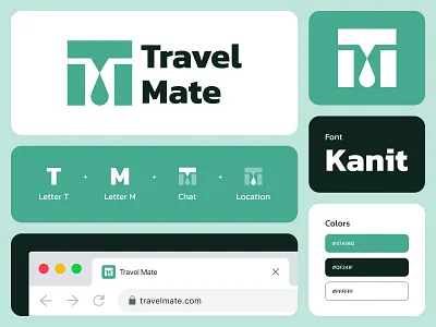 Travel Mate App ai ai assistant ai bot app booking branding chat chatbot chatting design icon logo logo design mobile travel ui ux