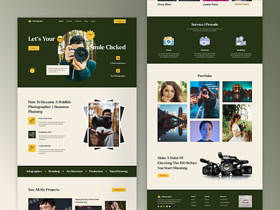 Photography - Portfolio website template design figma design landing page modern portfolio website personal photography website personal website photography photography landing page photography portfolio photography portfolio website photography website portfolio landing page portfolio website uiux design website design