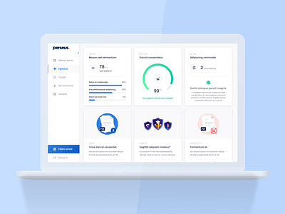 Perseus – Dashboard design ui ux