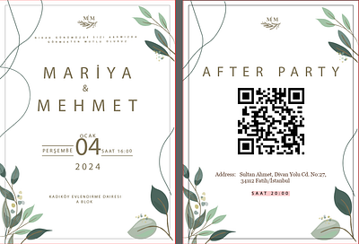 Wedding Invitation branding graphic design ill illustraion illustration indesign logo photoshop vector