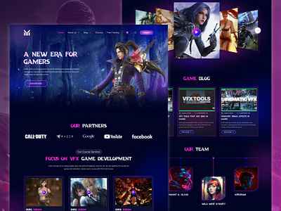 Gaming landing page template design figma figma design figma website gaming gaming landing page gaming website gaming website design illustration landing page ui uiux design web design website design