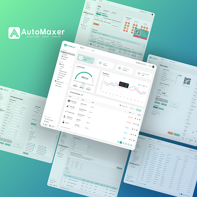 AutoMaxer Dashboard dashboard figma graphic design ui