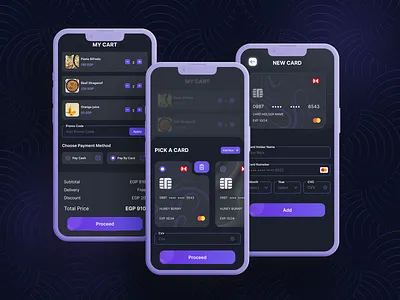 Checkout checkout credit card dark dark theme order summary ui ui design visa