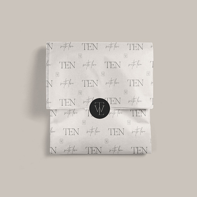 TEN With Love - Permanet Jewelry - Logo Design jewellery minimal