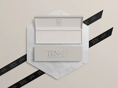 TEN With Love - Permanet Jewelry - Logo Design graphic designer