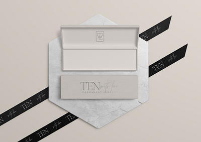 TEN With Love - Permanet Jewelry - Logo Design graphic designer