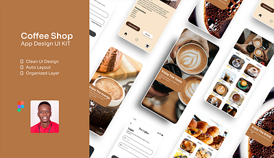 COFFEE MOBILE APP DESIGN graphic design product design ui ux