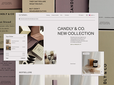 Lummo | E-commerce design ecommerce interface ui uiux ux web web design