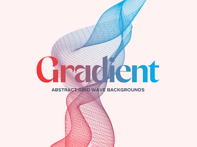 Gradient Network Wave Backgrounds 3d abstract background dynamic futuristic gradient grid illustration line mesh net network outline smooth technology wallpaper wave waves wire wireframe