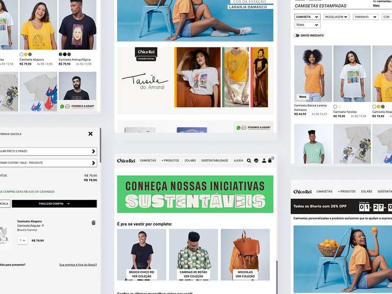 Ecommerce Website - Chico Rei ecommerce ecommerce branding ecommerce ui ecommerce website landing page ui ux webdesign