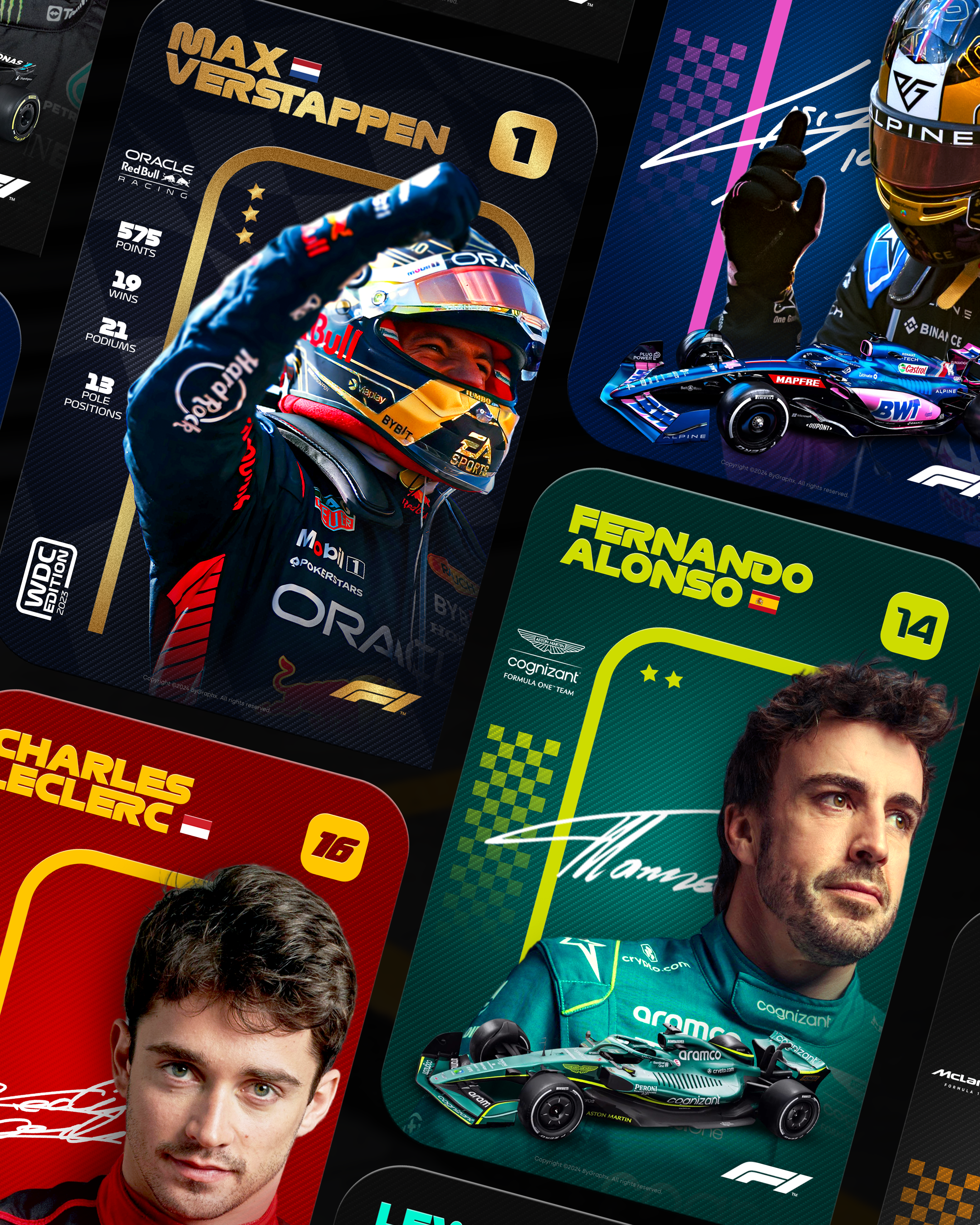 F1 DECKS | Formula 1 collectable cards cards collectable design graphic design motorsport print racing