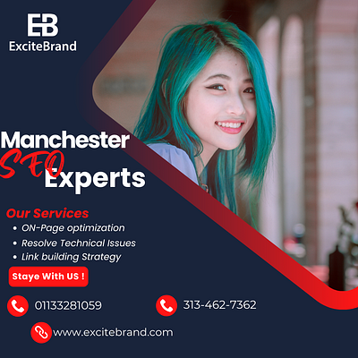 Boost Your Visibility with ExciteBrand: Manchester SEO Consultan graphic design