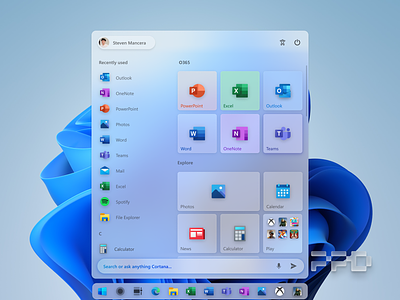 Windows 12 Redesign branding fluent design interaction design microsoft pc product design ui ux design windows windows 10 windows 11 windows 12