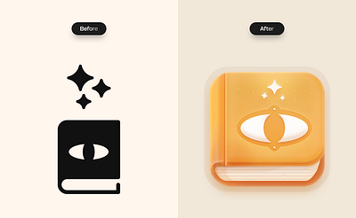 @ Eyebrarian App icon 3d 3d icon app icon application art book branding design game design graphic design illustration logo ui visual design