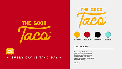The Good Taco adobe diseño graphic design illustrator photoshop social media