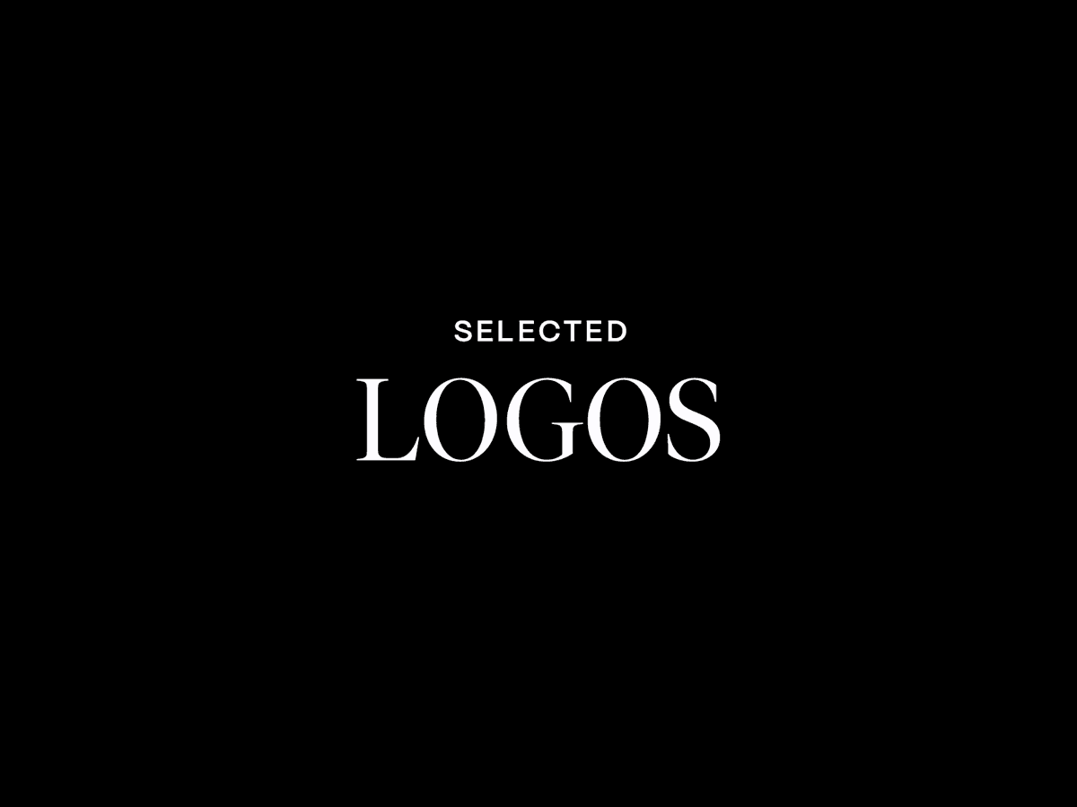 Selected Logos logo logofolio logotype portfolio symbol wordmark