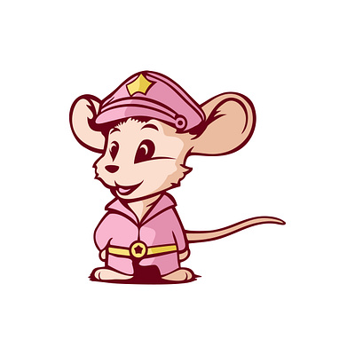 Mouse Wearing Police Uniform Illustration animation brigade detective drawing enforcement enforcer furry law graphic design guardian illustration justice law mice mouse officer patrol tiny uniform vector