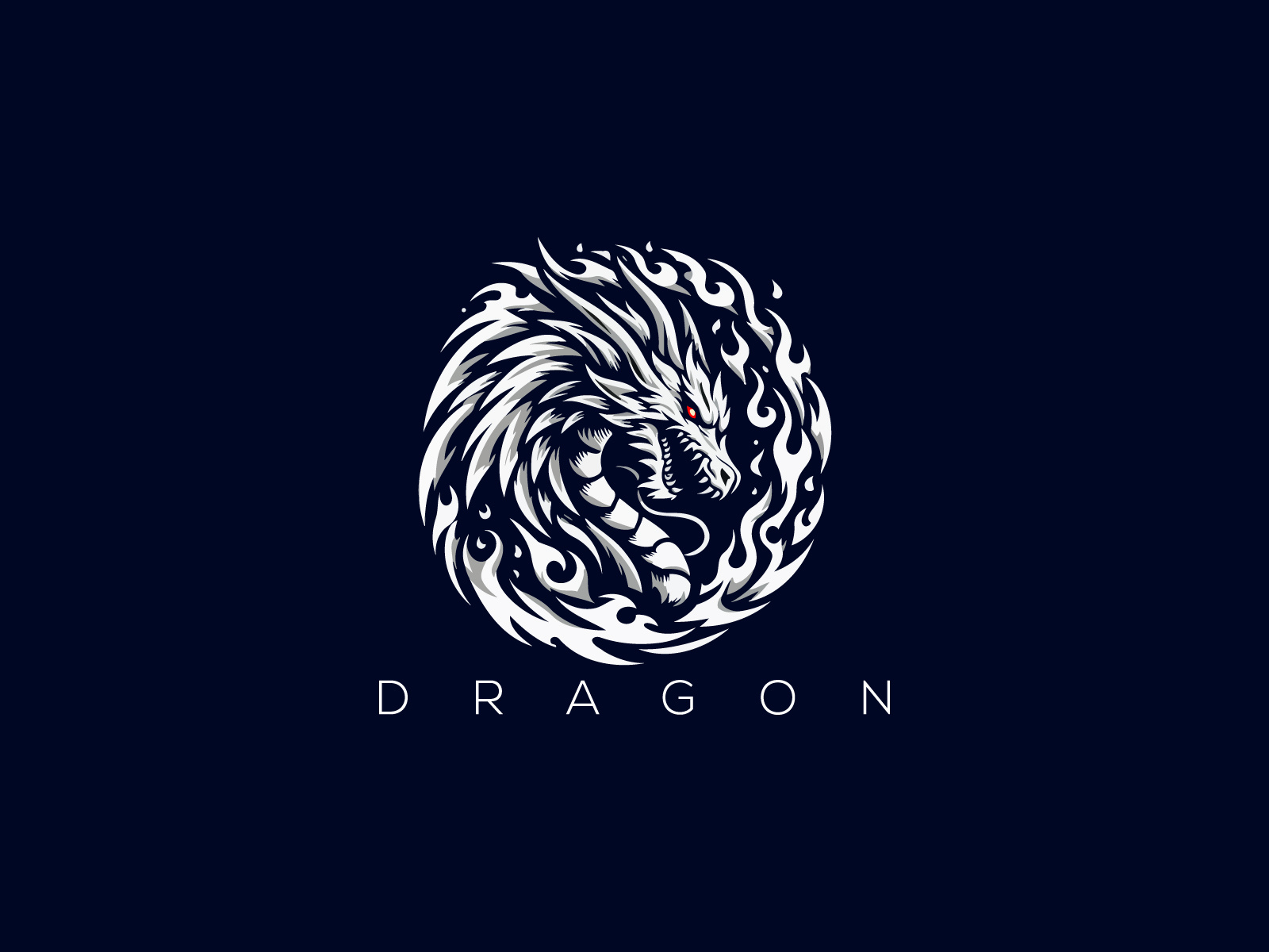 Example of We Will Design Dragon Logo
