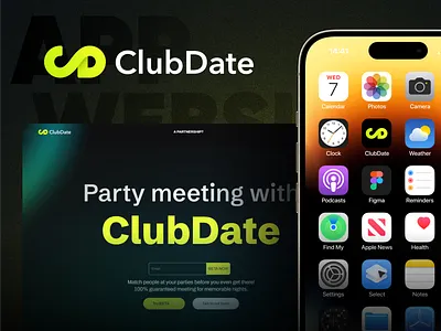 Clubdate logo / Dating logo / Dating app / Website logo app app icon logo app logo application logo business logo cd cd logo clubdate dating logo dating website modern logo website website logo