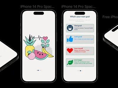 NutrEase app illustra illustration typography ui