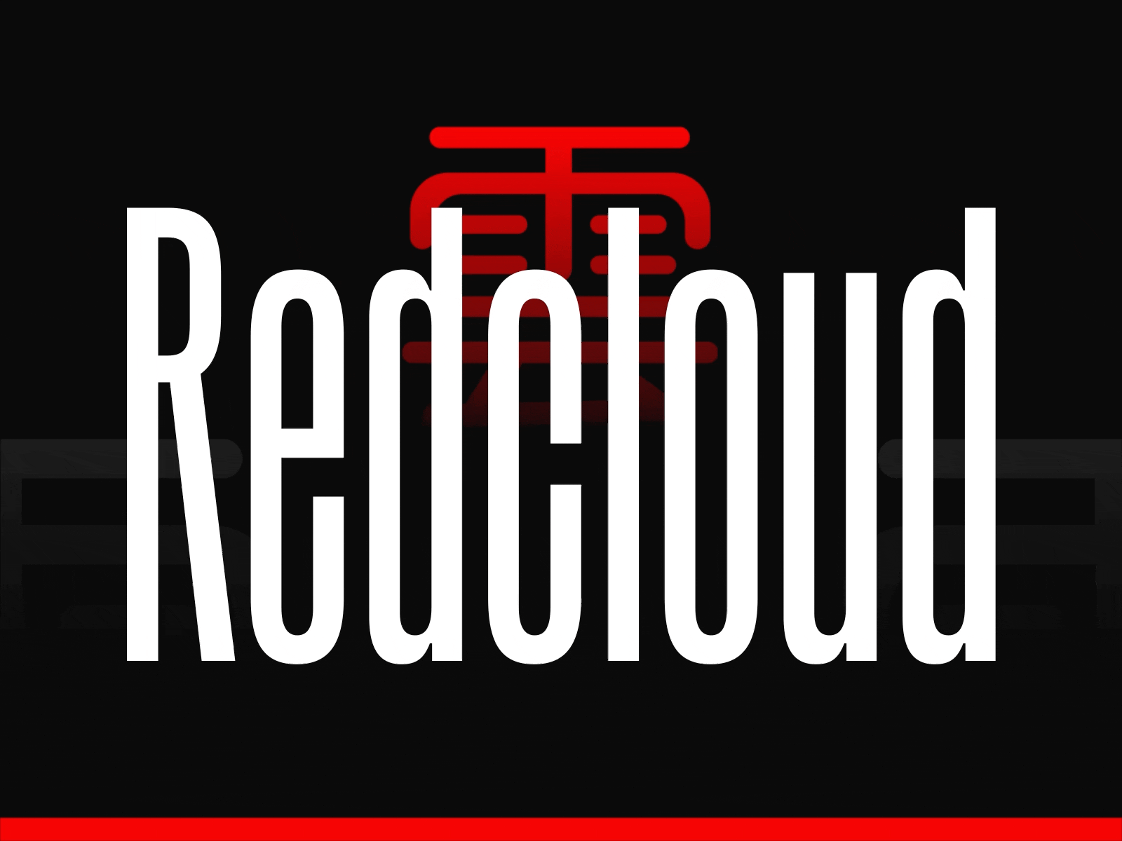 Redcloud Studio agency branding darkmode design interface logo project studio ui uiux vector vibrant website