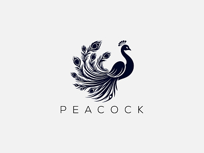 Peacock Logo peaccock peacock brand peacock design peacock logo peacock vector logo peacocks peacocks logo