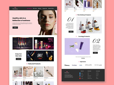 E-Commerce Website branding ecommerce graphic design logo onlieshopping ui uiuxdesign website