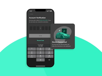 Phone Verification branding car daily challenge futuristic illustration inactive state ios iphone 15 iphone app iphone design iphone mockup mobile mobile design product product design ui uiux user experience user interface ux