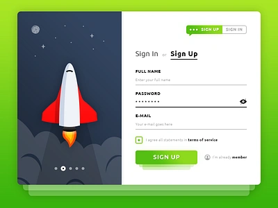 Sign Up free .psd brand branding bullets pagination check box fire clouds forms free freebies graphic design illustrator ai planet mon light stars print designer psd photoshop rocket senior designer sign in sign up tick typo typography ui ux designer