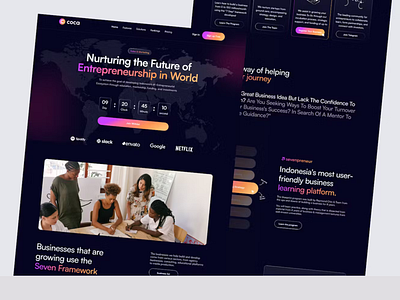 Sales & MarketingLanding Page 3d landing page sales marketinglanding page ui website website design