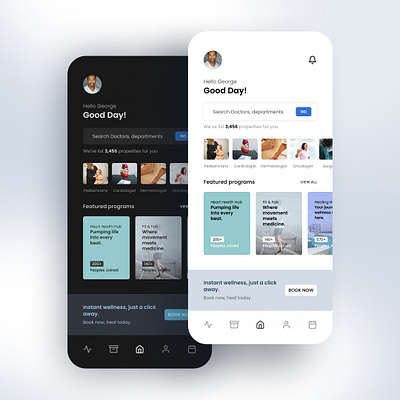 Doctors Appointment Booking App booking app healthcare mobile ui simple ui ui