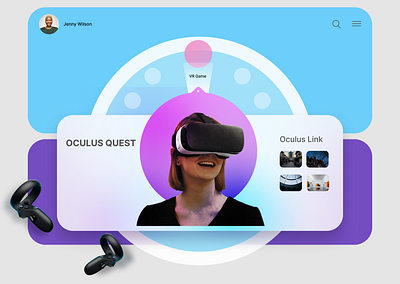 Oculus design figma oculus ui design virtual reality vr headset