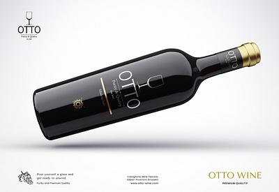 Otto Wine - Brand identity*/Branding Design 3d brand brand identity branding branding design design graphic design illustration logo product design typography vector