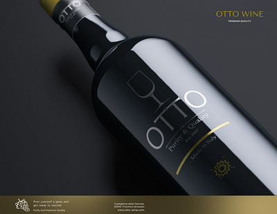 Branding Design* /Product Design for Otto Wine 3d brand identity branding branding design design graphic design logo product design vector
