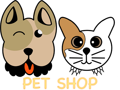 Pet Shop branding graphic design logo