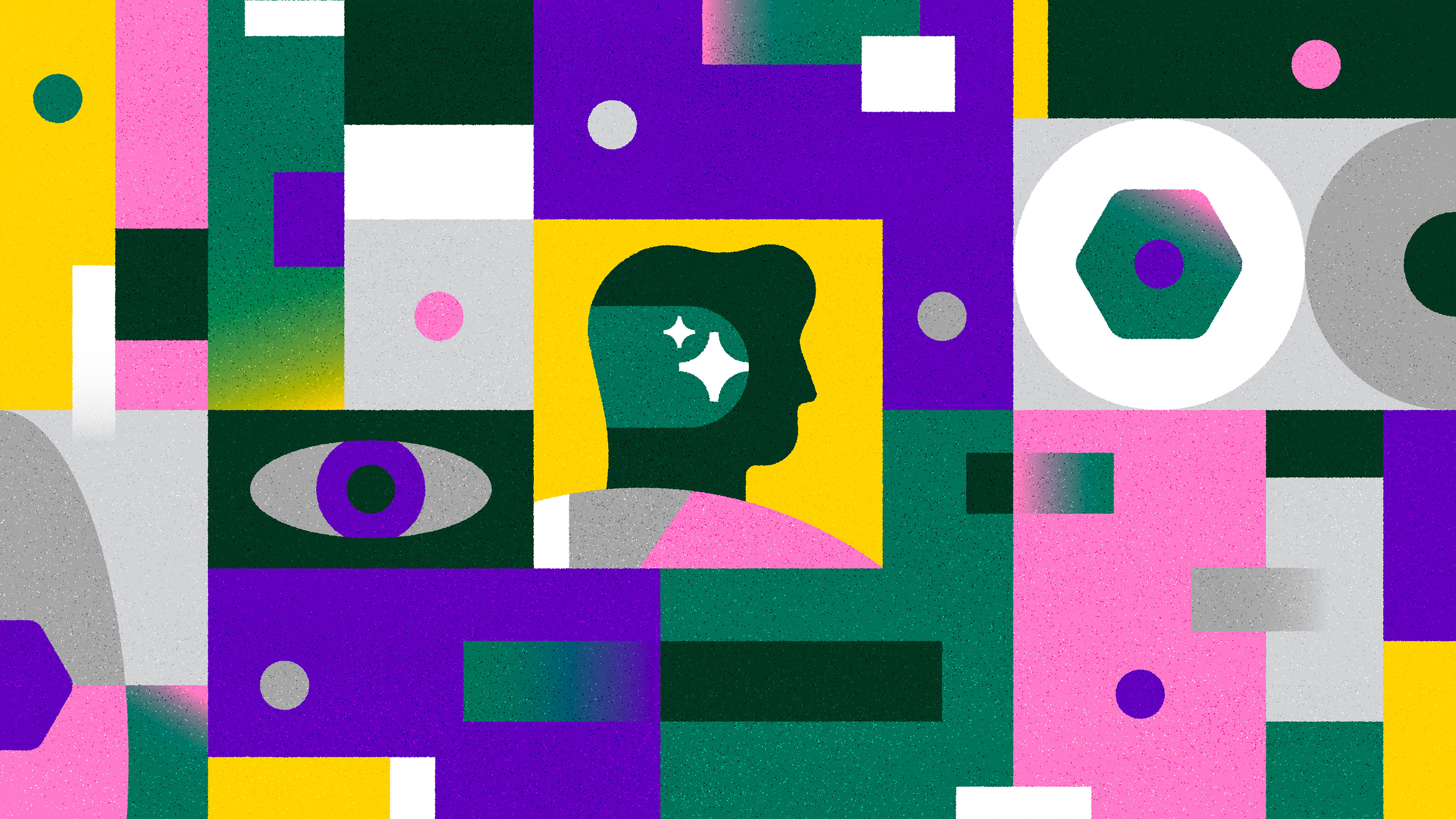 HBR Illustration ai big data generative ai hbr magazine cover