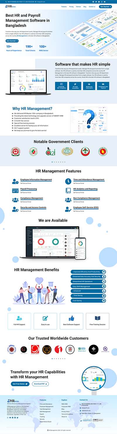 HR Management System Website UI design figma hr management hrm hrm website management system softhr ued ui ui design uid uiux user experience user experience desihn user interface user interface design ux website website design