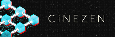 Cinezen Interview (Editorial Key Art) blockchain branding cover art crypto editorial film graphic design key art movies photo editing streaming