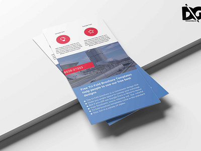 Transport Tri-Fold Brochure Template design graphic design graphic folk graphicfolks mockup