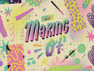 Wacom | The Making Of artwork font illustration lettering making of texture type type design typography