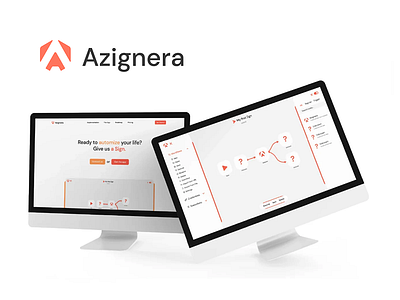 Azignera Branding, UI/UX, Web branding design graphic design logo ui web design