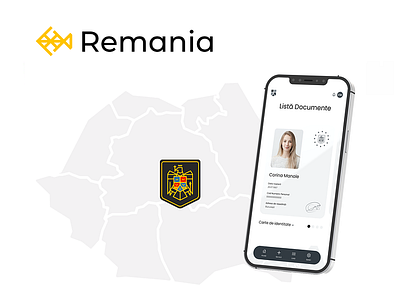 Remania Rebrand Romania branding emblem logo nation nation brand rebranding ui