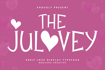 Julovey Serif Love Display Font branding font fonts graphic design logo nostalgic