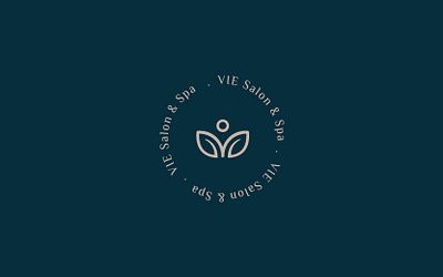 VIE spa logo design creative logo logo logo design logo inspiration modern logo spa logo design