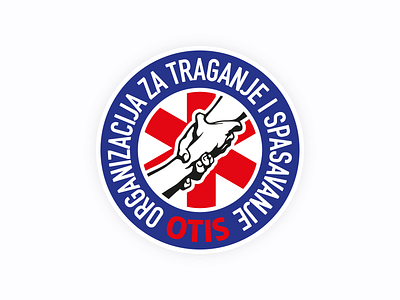 OTIS logo Badge badge badge logo branding clean design logo logo design logo designer logos rescue search and rescue search and rescue logo serbia simple type typography vector vector logo