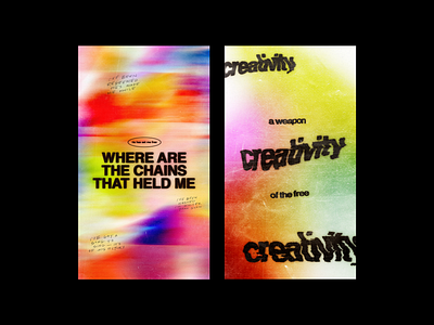 gradients & declarations. graphic design illustration
