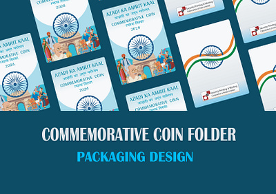 COIN FOLDER PACKAGING DESIGN adobe illustrator animation branding graphic design packaging design